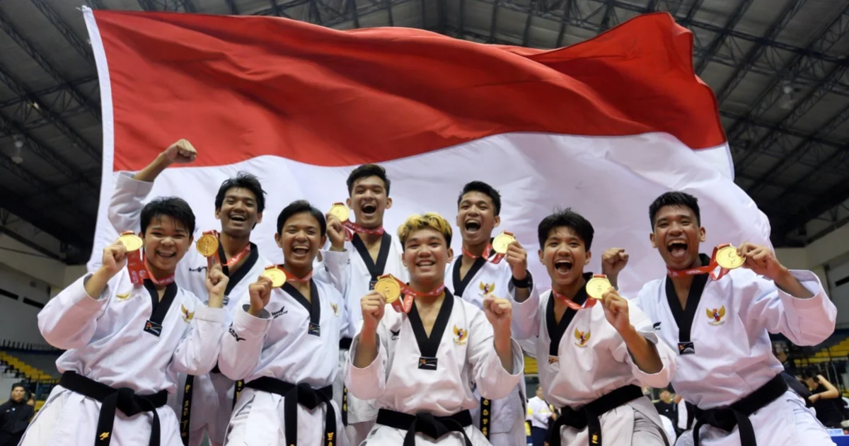 Indonesia Juara Umum 8th Asian Taekwondo Indonesia Open Championships 2026